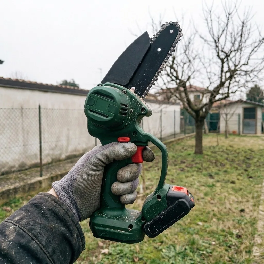 Saw 7X in una mano: 700 g, 48 V