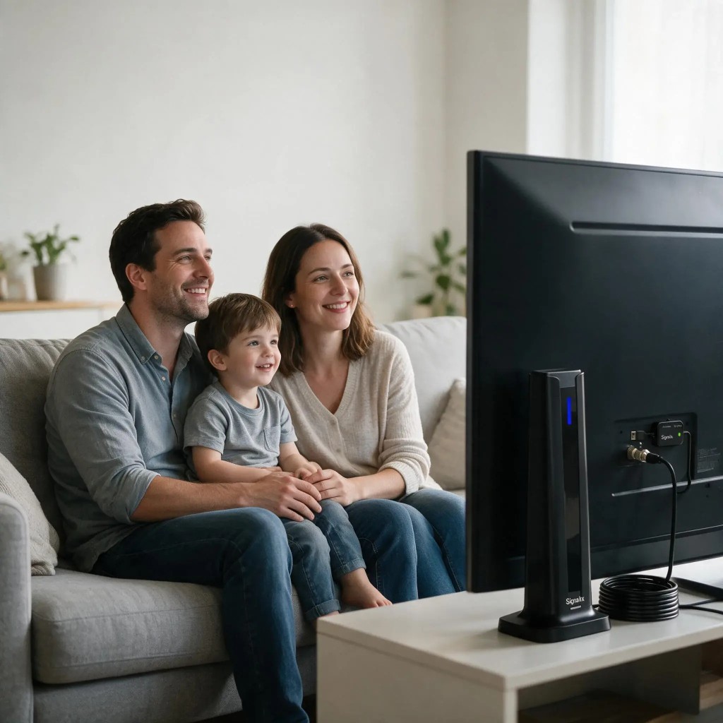 Signalix collegato alla TV — pronto in 60 secondi
