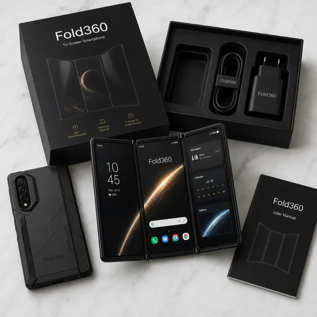 Fold360 dobozzal, kábellel és tokkal